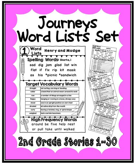 2nd grade journeys reading resources Doc