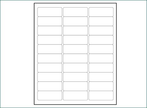 2x4 Label Template Word