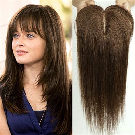 3,000+ Women Tried This Human Hair Topper with Bangs, and 97% Said They Felt 10 Years Younger