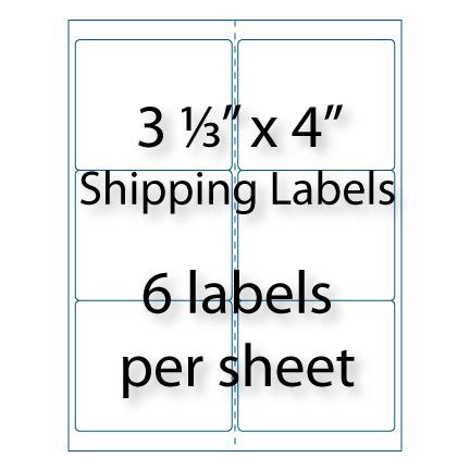 3 13 X 4 Labels Template
