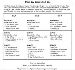 3 Day Diet Menu Printable
