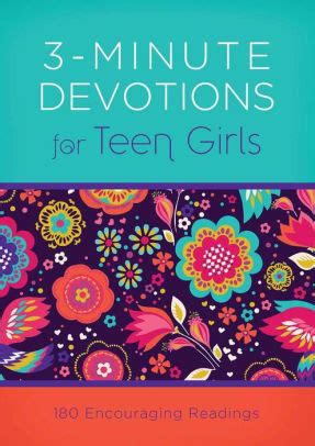 3 Minute Devotions Teen Girls Encouraging Epub