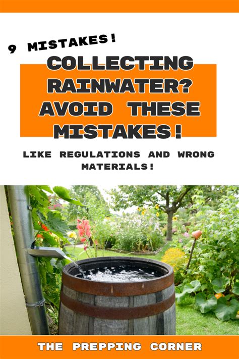 3 Mistakes to Avoid When Rainwater Harvesting