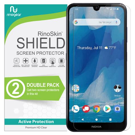 3 Pack Nokia Screen Protector RinoGear Doc