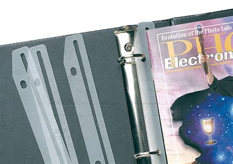 3 Ring Magazine Catalog Organizer Strips