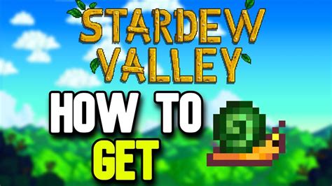 3 Sneaky Ways to Master Snail Stardew Valley