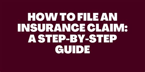 3 Steps to File a Claim