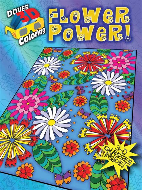 3 d coloring book flower power dover 3 d coloring book Kindle Editon