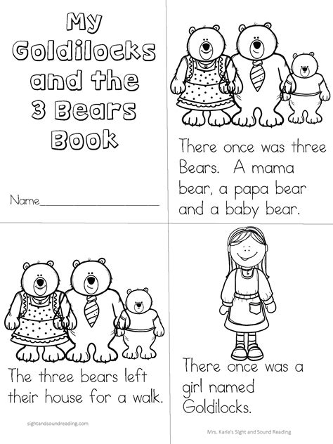 3 little bears printable Doc