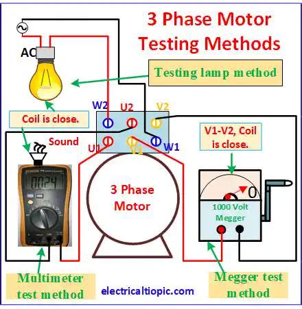 3 phase induction motor testing procedure PDF