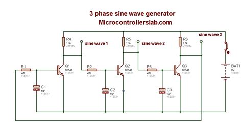 3 phase sine wave generator circuit PDF