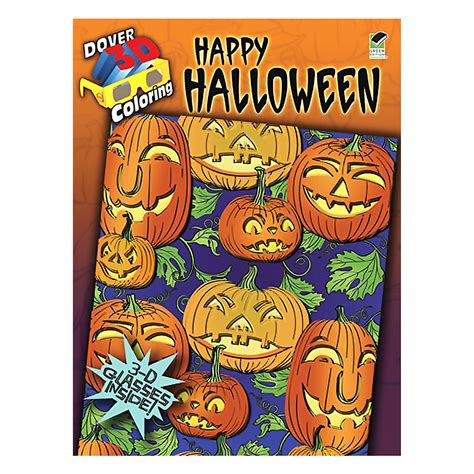 3-D Coloring Book-Happy Halloween Dover 3-D Coloring Book Reader