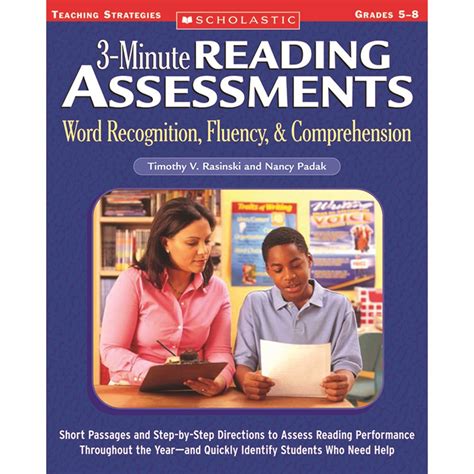 3-Minute Reading Assessments Word Recognition Fluency and Comprehension Grades 5-8 Epub