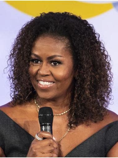 30% OFF! Kinky Brown Lace Front Shoulder Length (2025) Michelle Obama Wigs