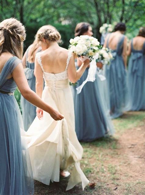 30+ Dusty Blue Dresses for Your Dream Wedding