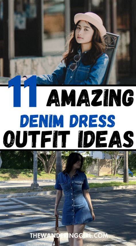 30+ Stunning Jean Dress Outfits for Every Season & Occasion