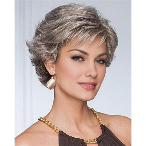 30+ Stunning Short Curly Synthetic Gray Wigs for Older Women