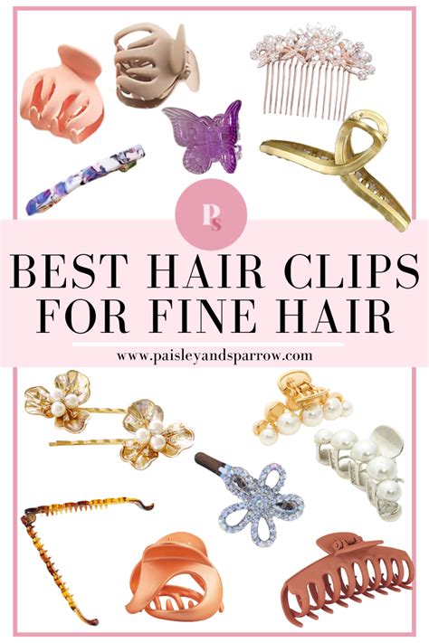 30 Best Hair Clips for Fine Hair: A Comprehensive Guide