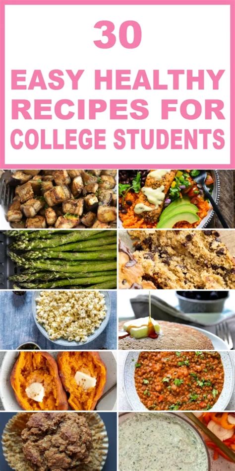 30 Easy and Healthy Recipes for Students on a Tight Budget