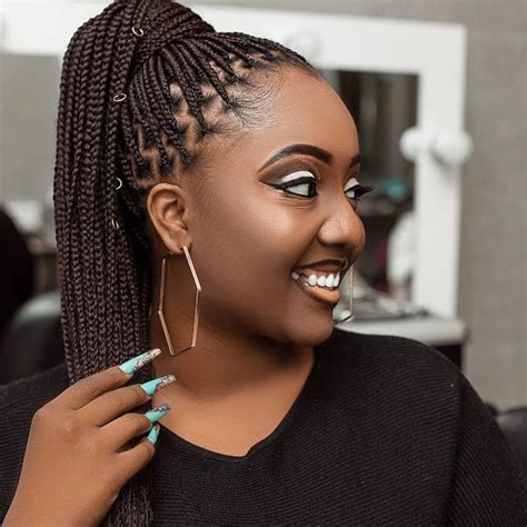 30 Stunning Micro Braids Box Braid Styles for a Captivating Look