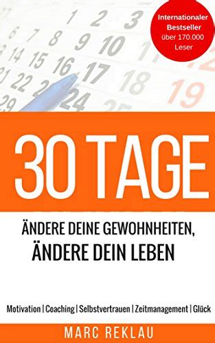 30 Tage Ã„ndere Deine Gewohnheiten Ã¤ndere Dein Leben Motivation  Doc