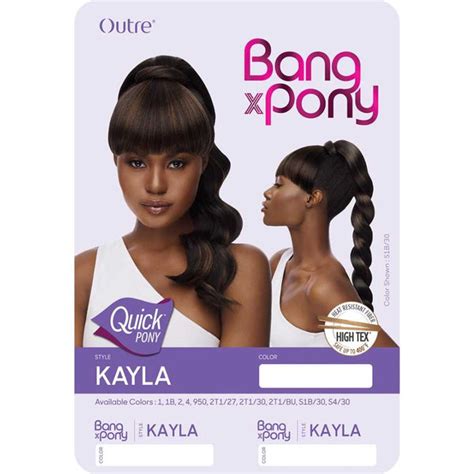 30 Ways to Use Outre Synthetic Bang X Pony Quick Pony Cyndi