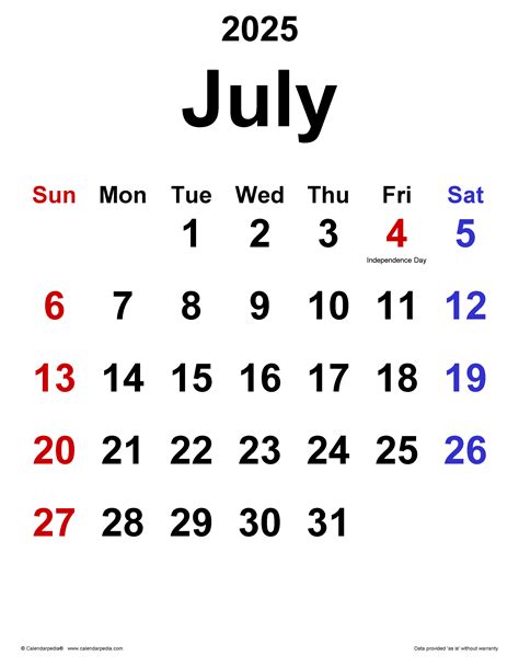 30 days from july 2