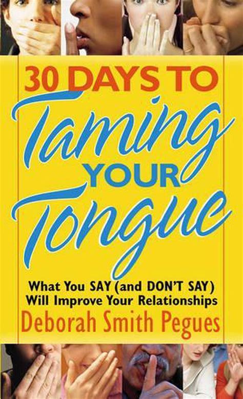30 days to taming your tongue workbook Reader
