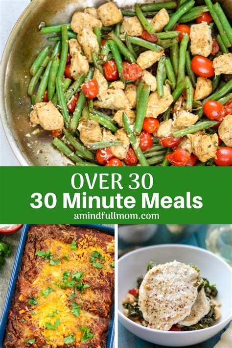 30 minute meals quick and easy recipes Epub