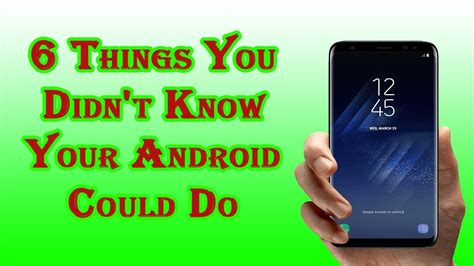 30 things you didnt know your android can do Doc