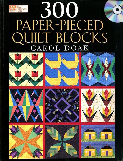300 paper pieced quilt blocks cd included Kindle Editon