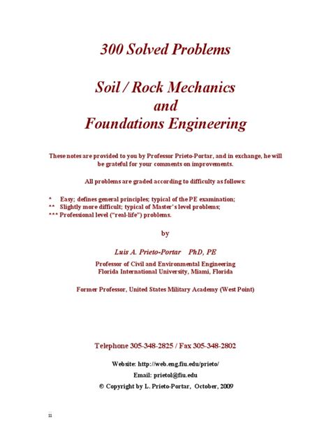 300 solved problems in soil mechanics pdf PDF