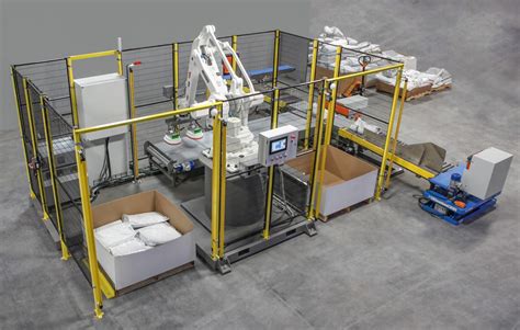 3000-lb Capacity: Automatic Bag Robot Palletizer Revolutionizes Warehousing