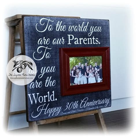 30th Anniversary Gift for Parents: A Timeless Tribute to Unwavering Love and Matrimony