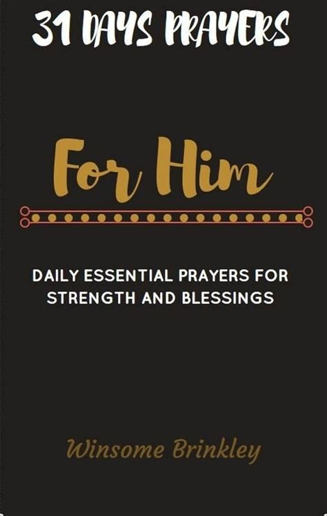 31 Days Prayers for Him Daily Essentials For Strength and Blessings Epub