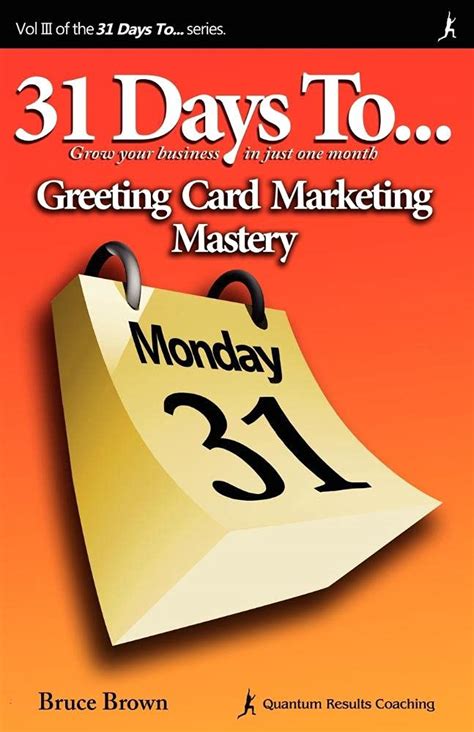 31 days to greeting card marketing mastery Reader