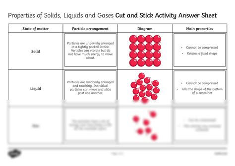 31 solids liquids and gases answers Doc