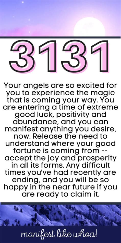 3131 Angel Number: A Divine Sign of Manifestation and Progress