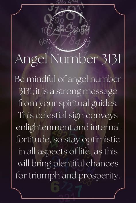 3131 Angel Number: A Symbol of Manifesting and Trust