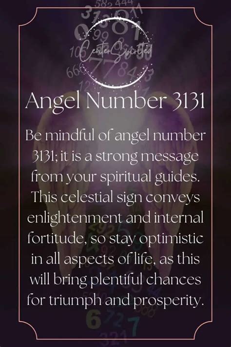 3131 Angel Number Meaning: A Sign of Positive Change and Spiritual Growth