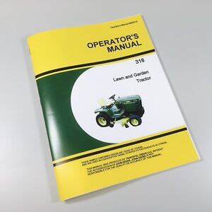 318 john deere service manual Kindle Editon