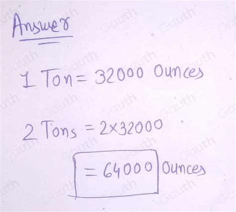 32,000 oz to Tons: Uncovering the Equation and Applications