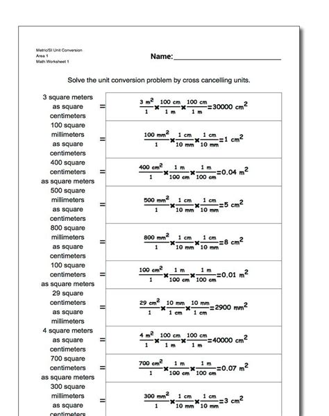 32 UNIT CONVERSION ANSWER KEY Ebook Doc