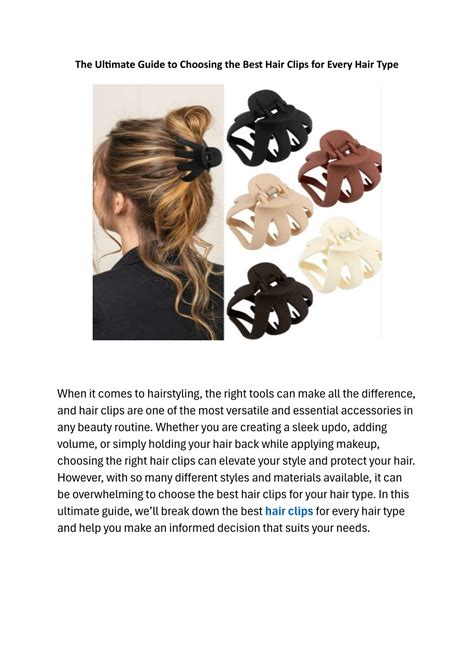 33 Best Hair Clips for Every Hair Type and Style