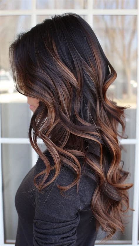 33 Caramel Dark Brown Balayage Ideas You Need To See