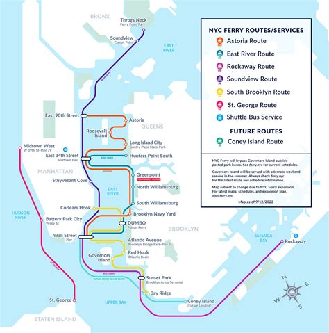 33 Ferry Lines from New Jersey to New York