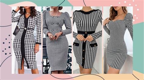 33 Houndstooth Dress Ideas for Timeless Style