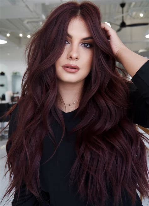 33 Ultimate Hair Dark Burgundy Transformations for a Bold and Mesmerizing Look