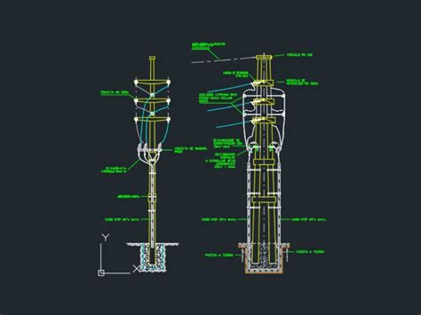 33kv pole structure drawing PDF