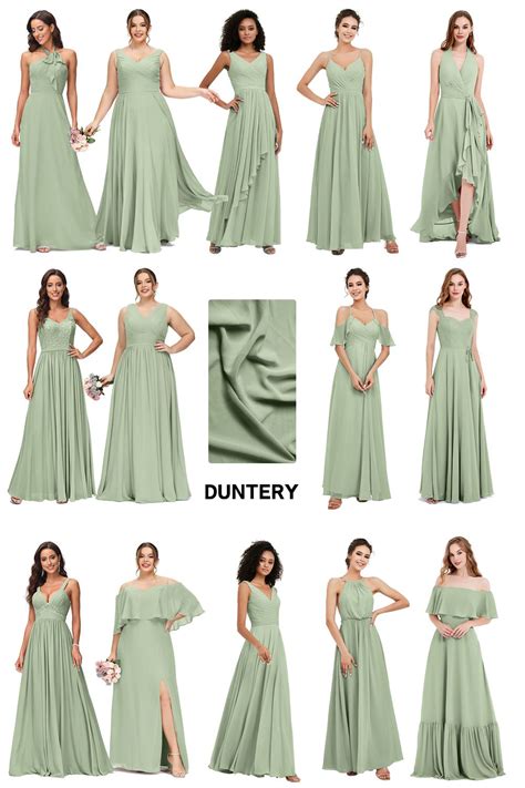 34 Dusty Sage Bridesmaid Dresses for 2023 Weddings